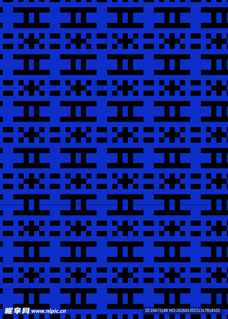 蓝色几何图案纹理背景