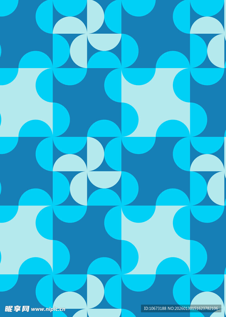 蓝调几何图案背景纹理