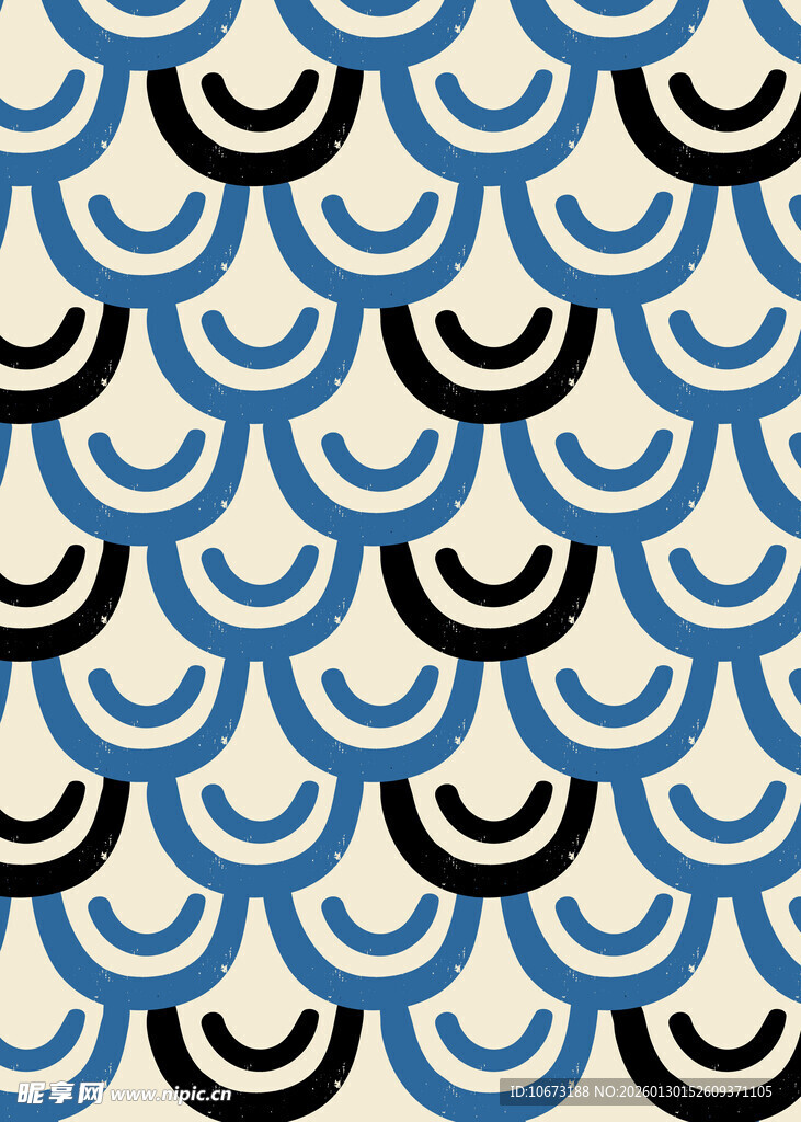 蓝黑几何图案纹理背景