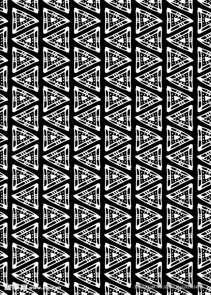 黑白几何线条纹理图案