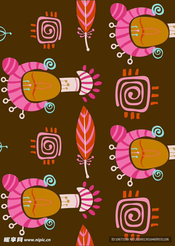 民族风几何图案装饰元素