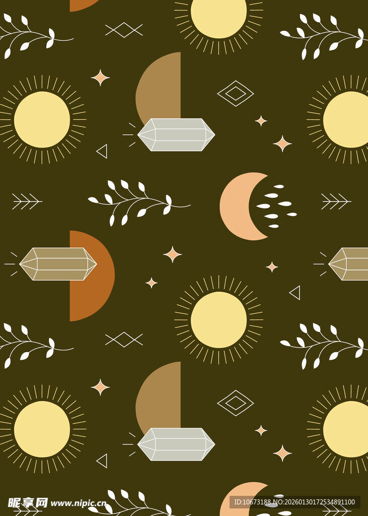 几何图案的深色背景装饰图