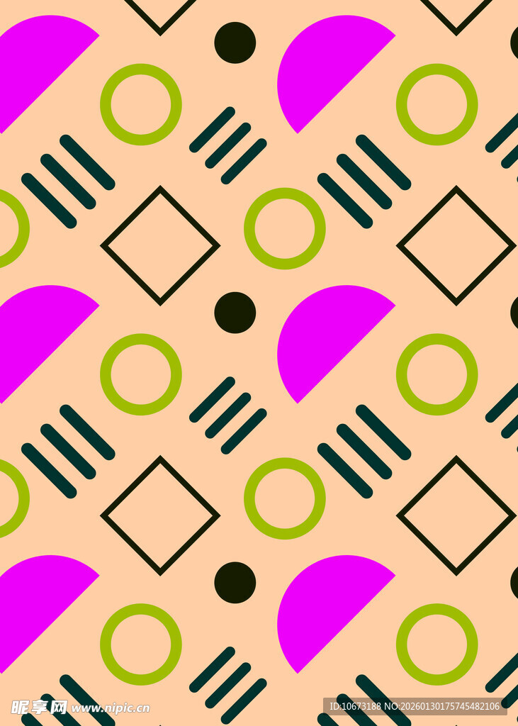 几何图案彩色背景纹理