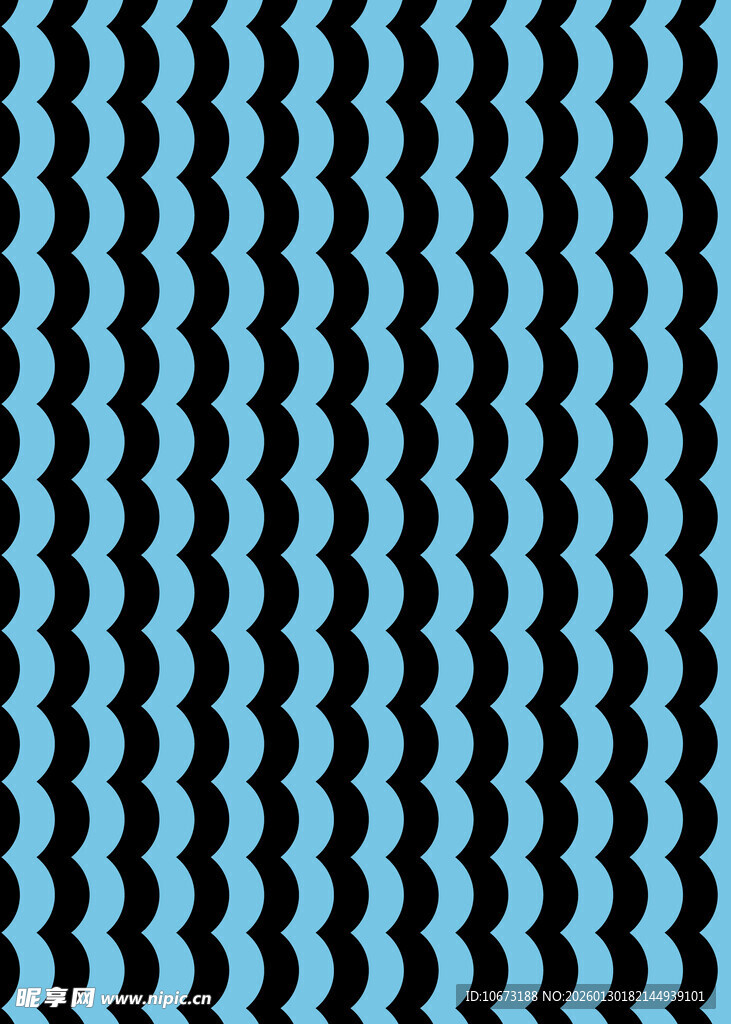 蓝黑波浪纹几何图案背景