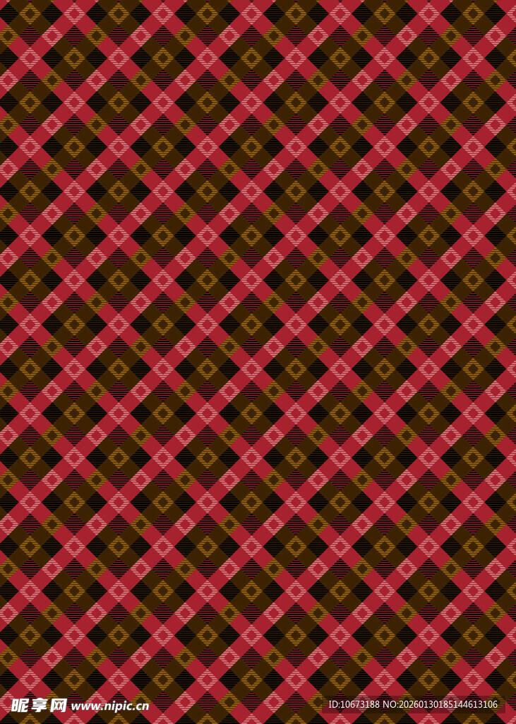 红黑格纹图案背景