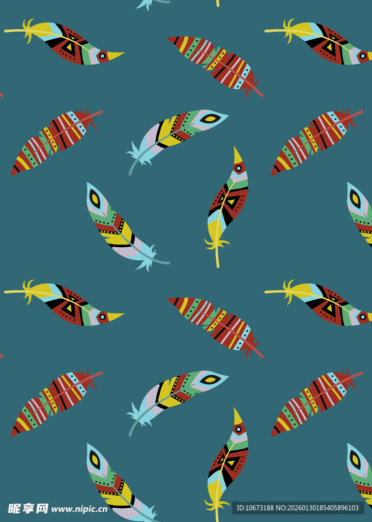 多彩火箭图案背景设计