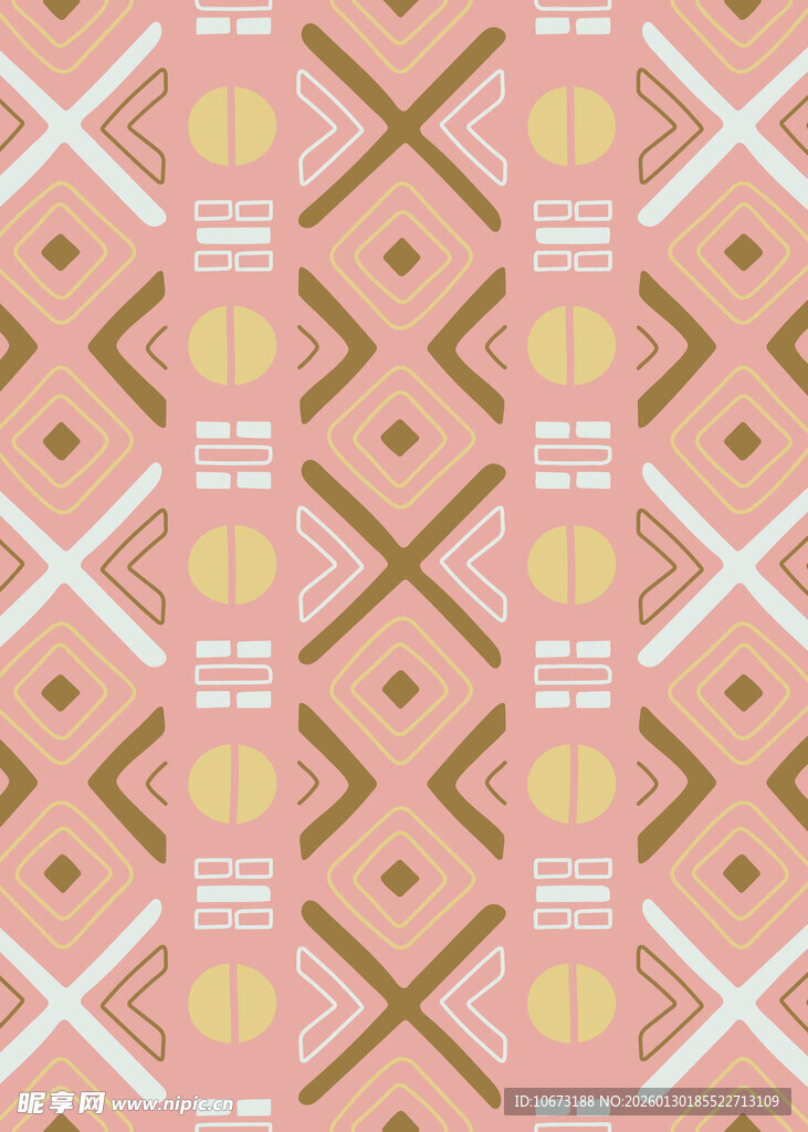 粉色几何图案装饰纹理