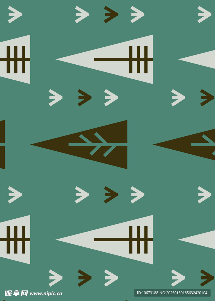 几何箭头图案无缝背景