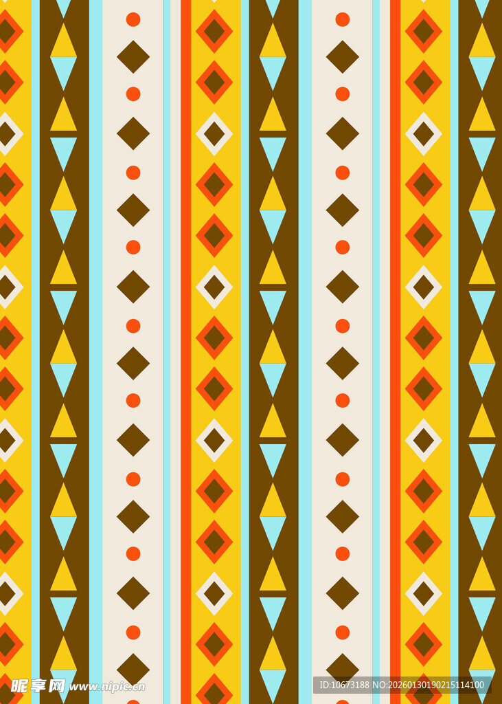 多彩几何图案条纹背景