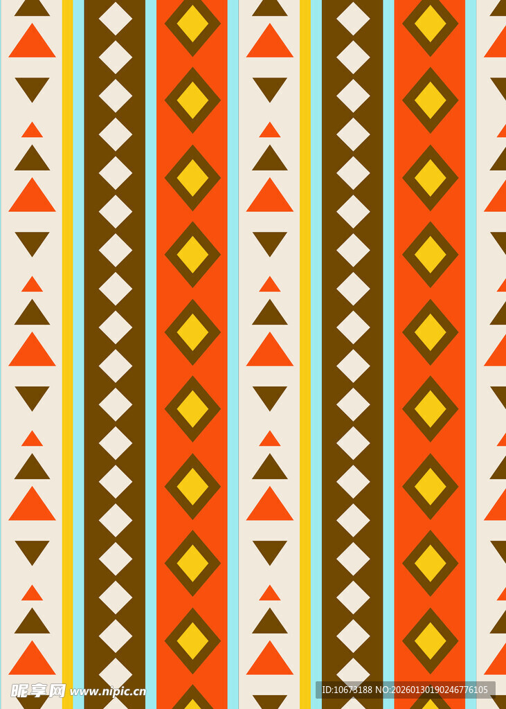 几何图案民族风条纹背景