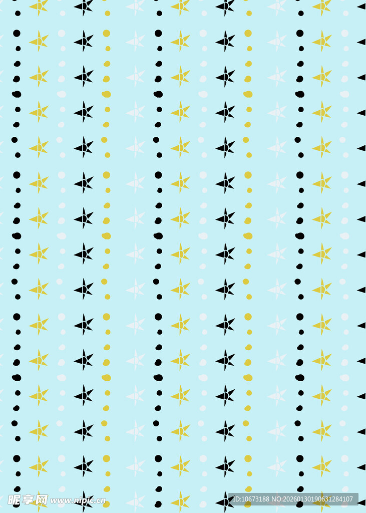 浅蓝色星星条纹图案背景