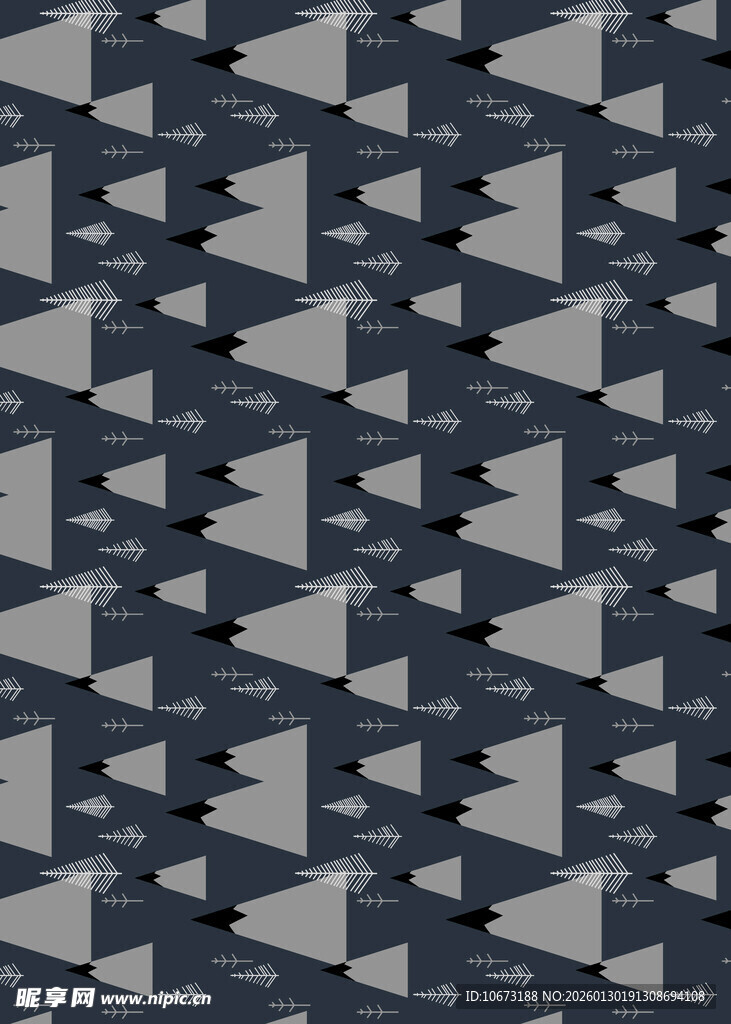 几何三角图案纹理背景