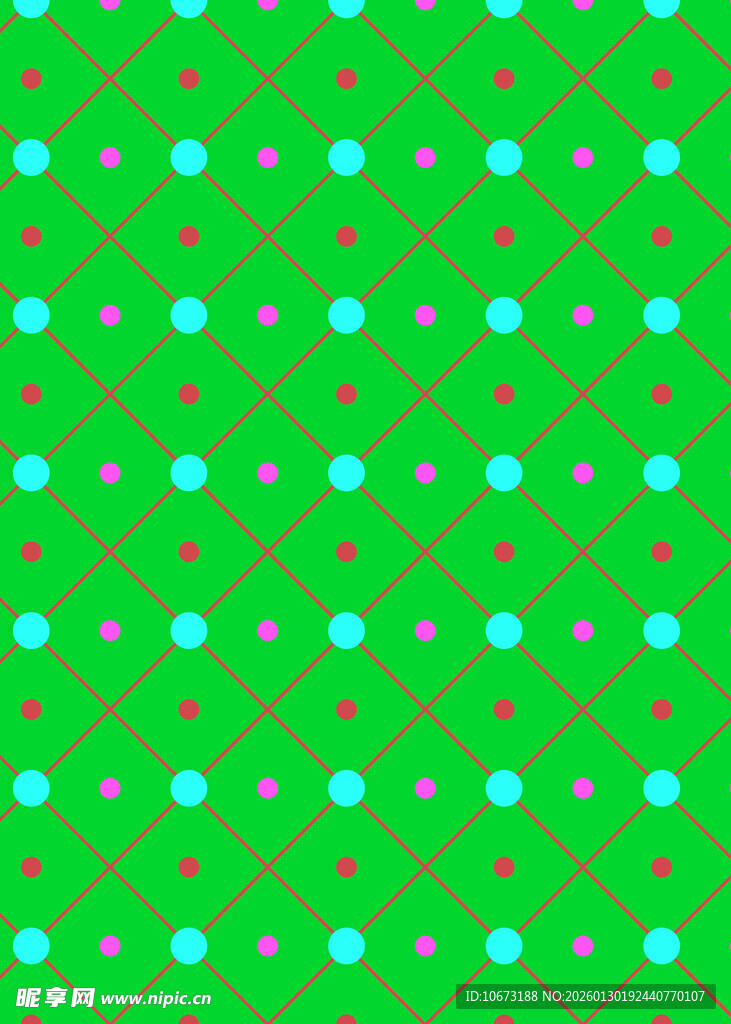 绿色波点图案背景