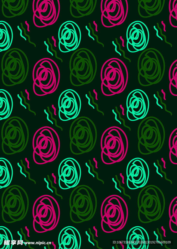 玫瑰图案背景纹理