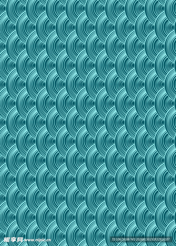 蓝绿色几何图案纹理背景