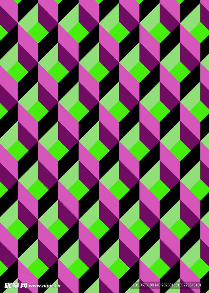 多彩菱形几何图案背景