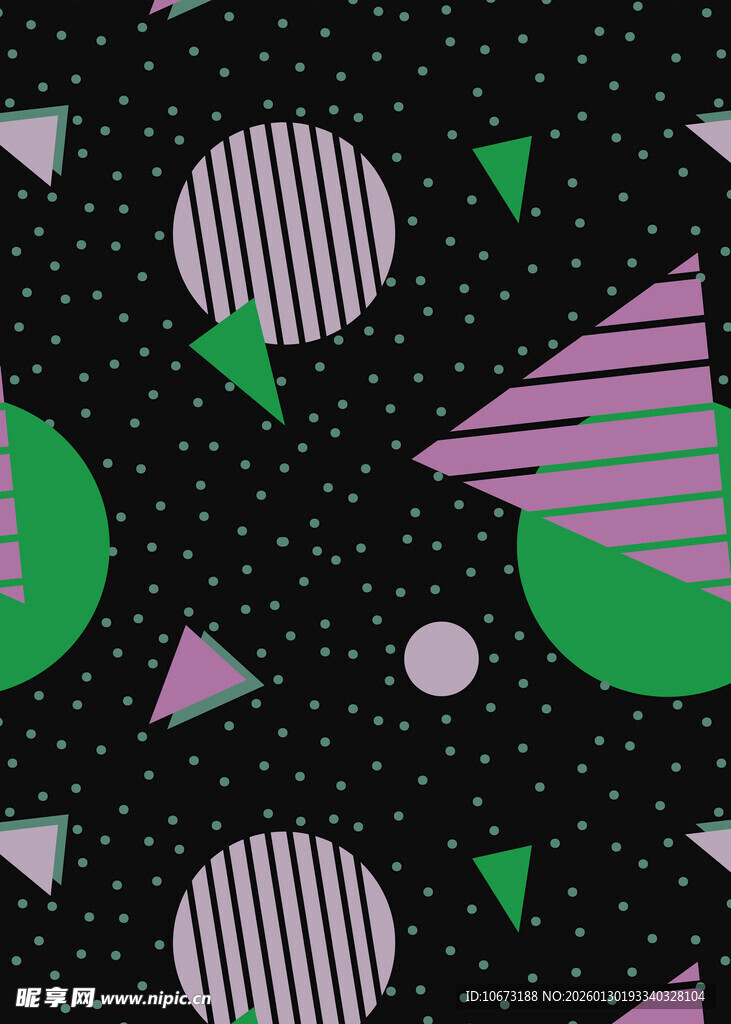 几何图案拼接抽象背景图