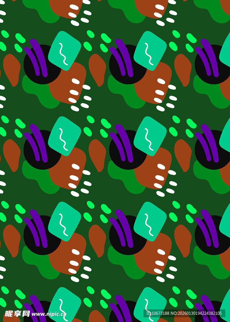 多彩几何图案装饰纹理