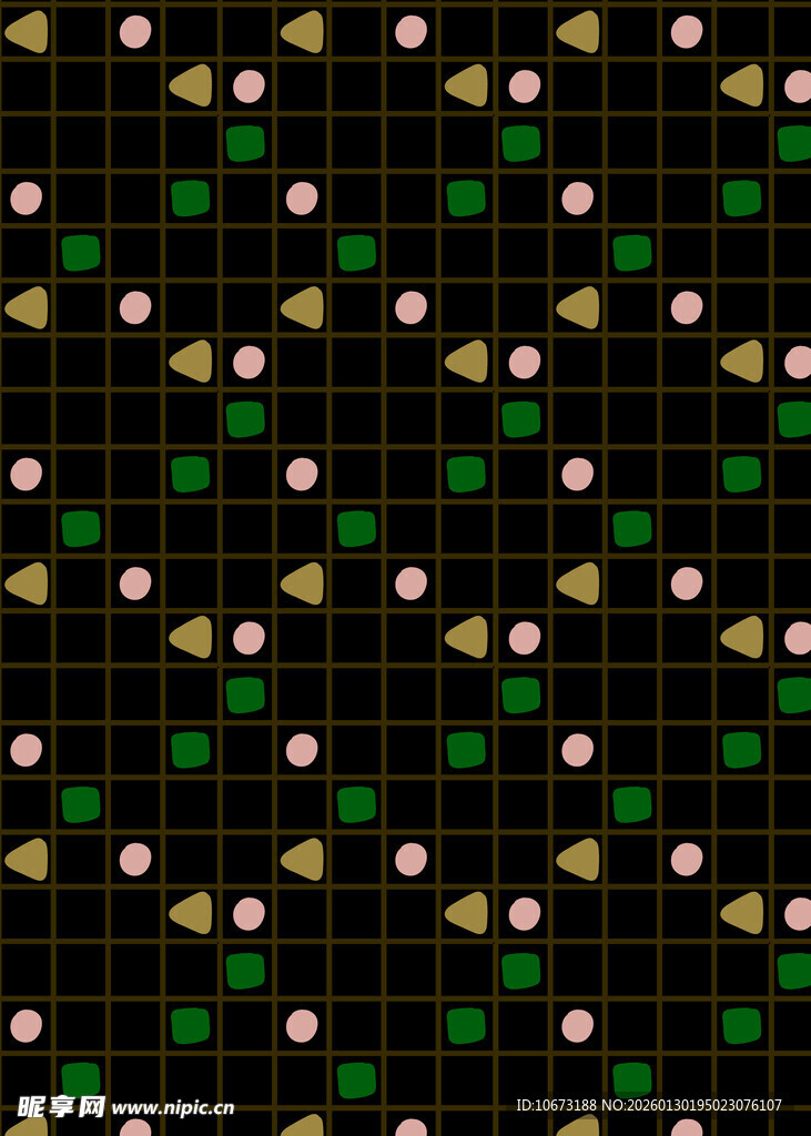 几何图案黑色背景纹理