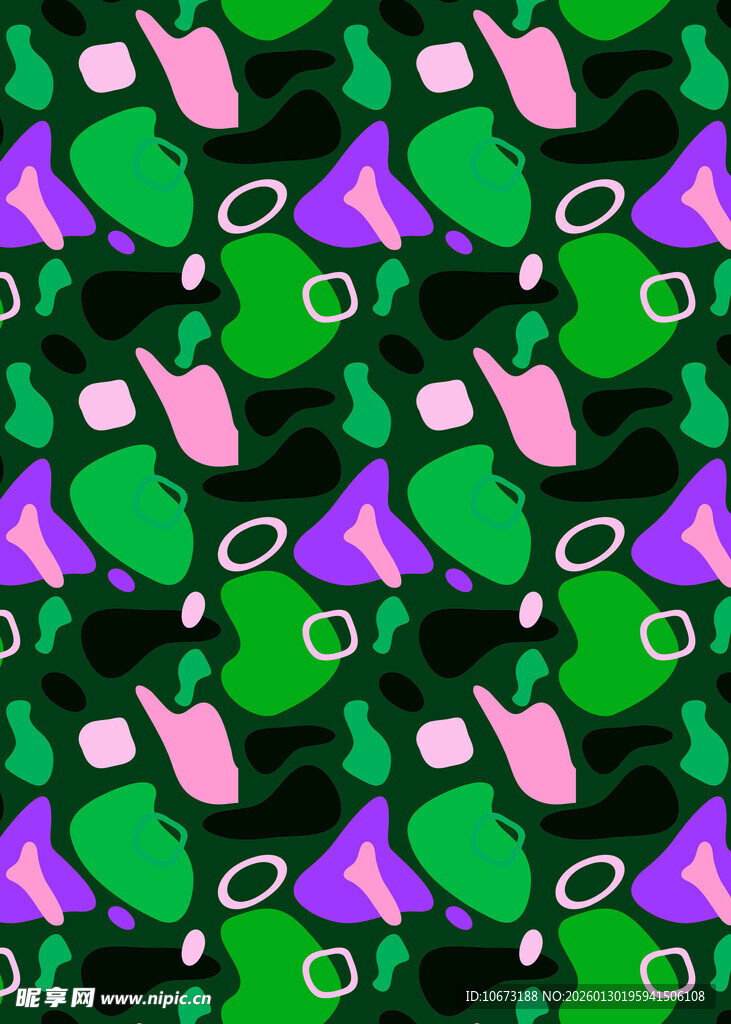 多彩几何图案背景