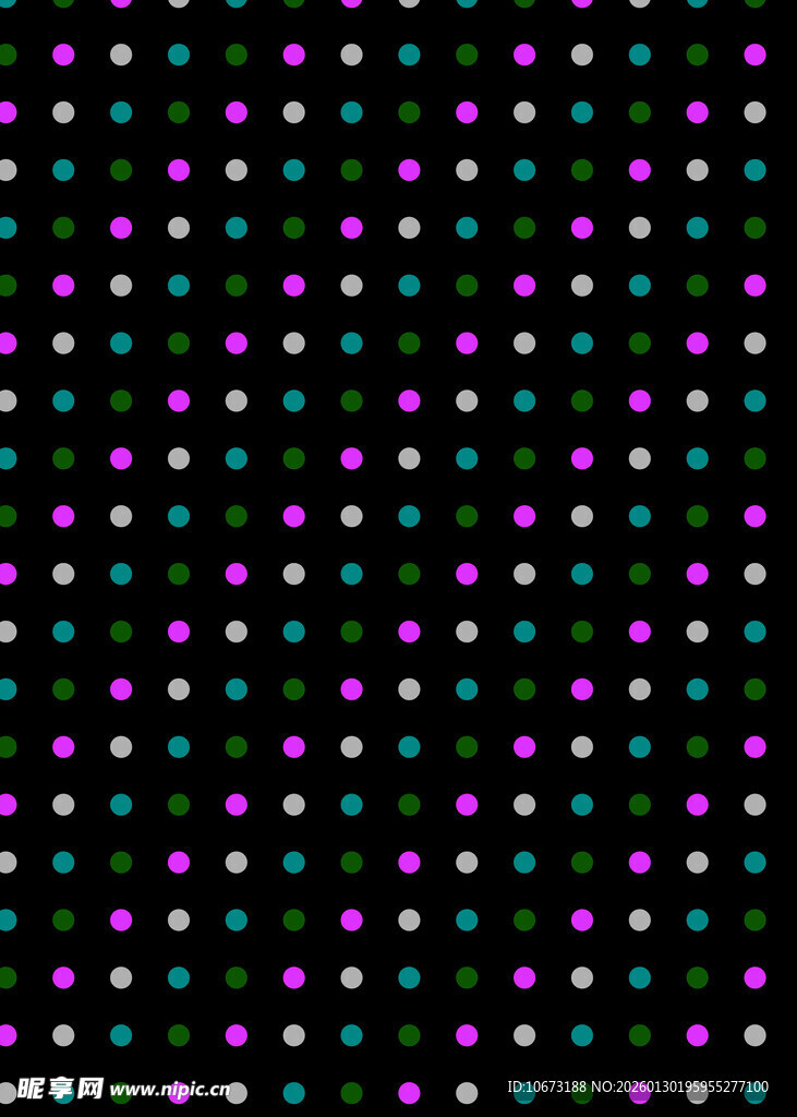 彩色圆点图案背景