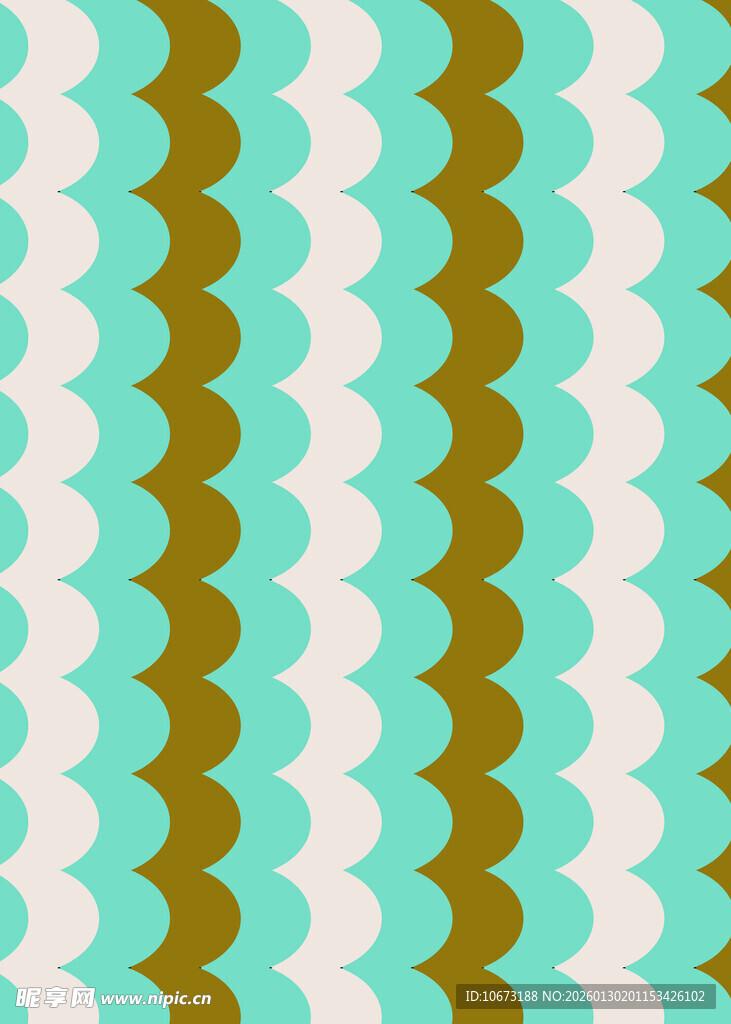 几何波浪图案背景纹理