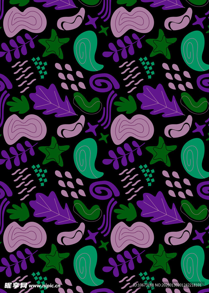 多彩抽象图案设计