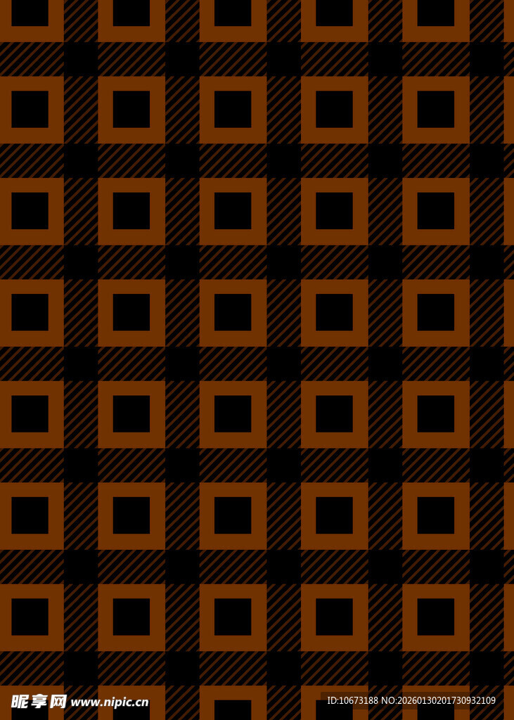 棕色方形图案几何纹理背景