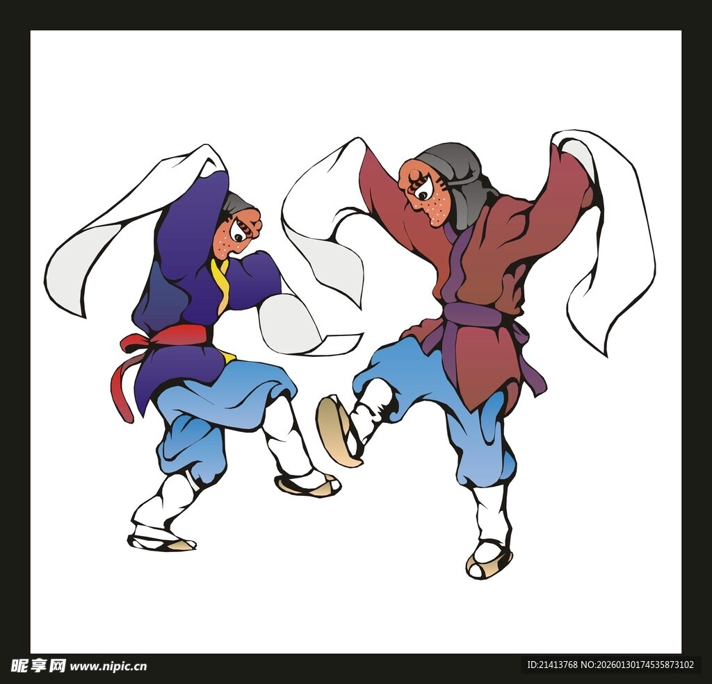 古代武者对决瞬间