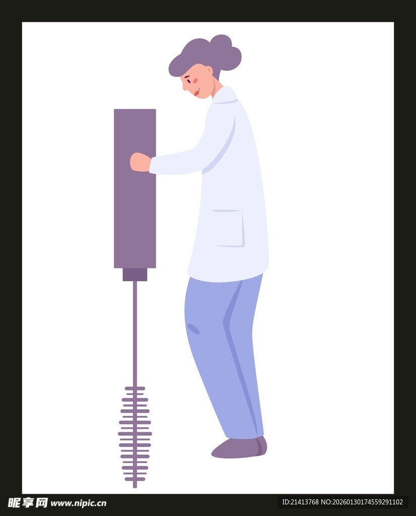 科研人员操作实验仪器