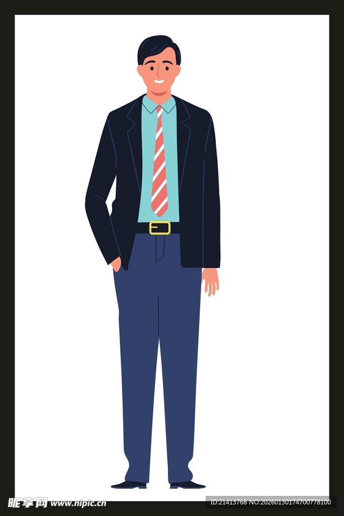 商务男士形象展示