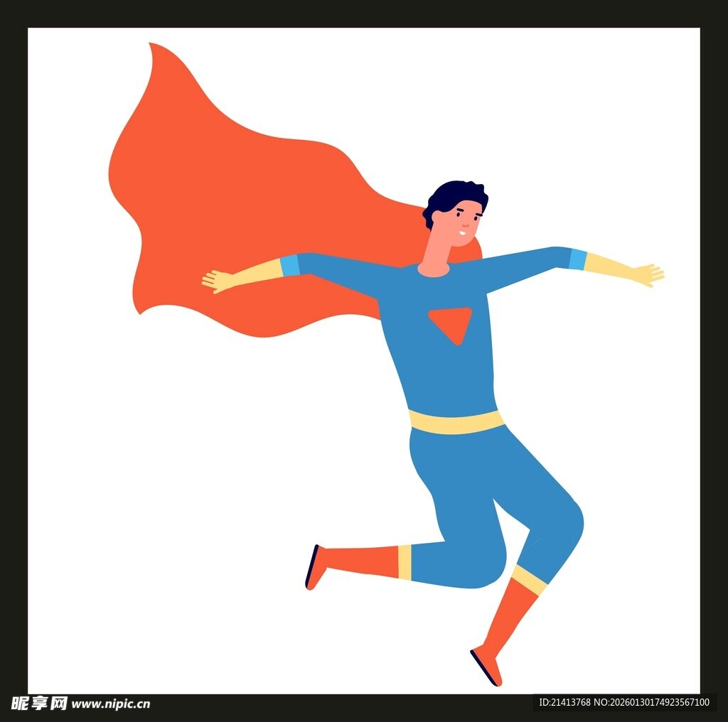 飞翔的超级英雄