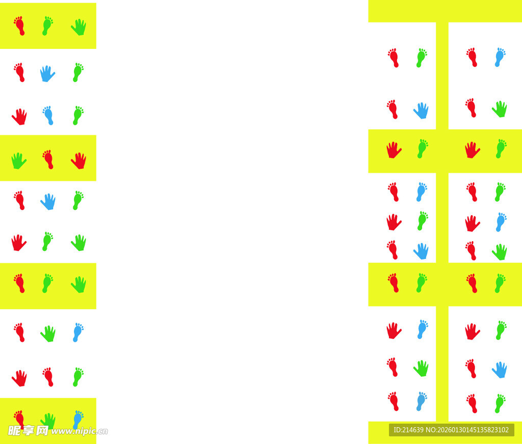 多彩几何图案装饰背景图