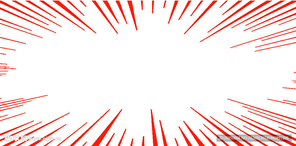 红色放射状光芒背景图