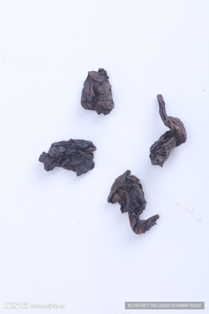 干制黑紫色茶叶