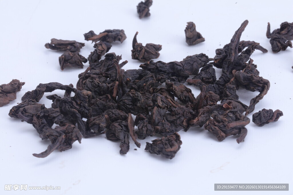 散装乌龙茶茶叶特写
