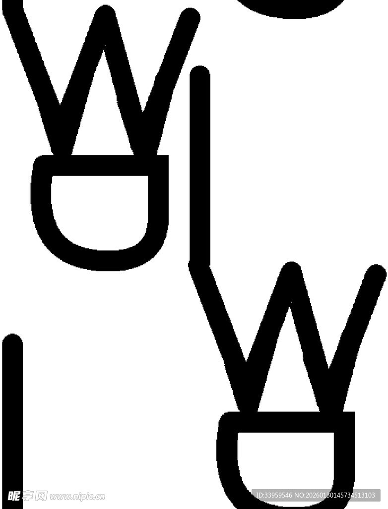 简约皇冠图标设计元素