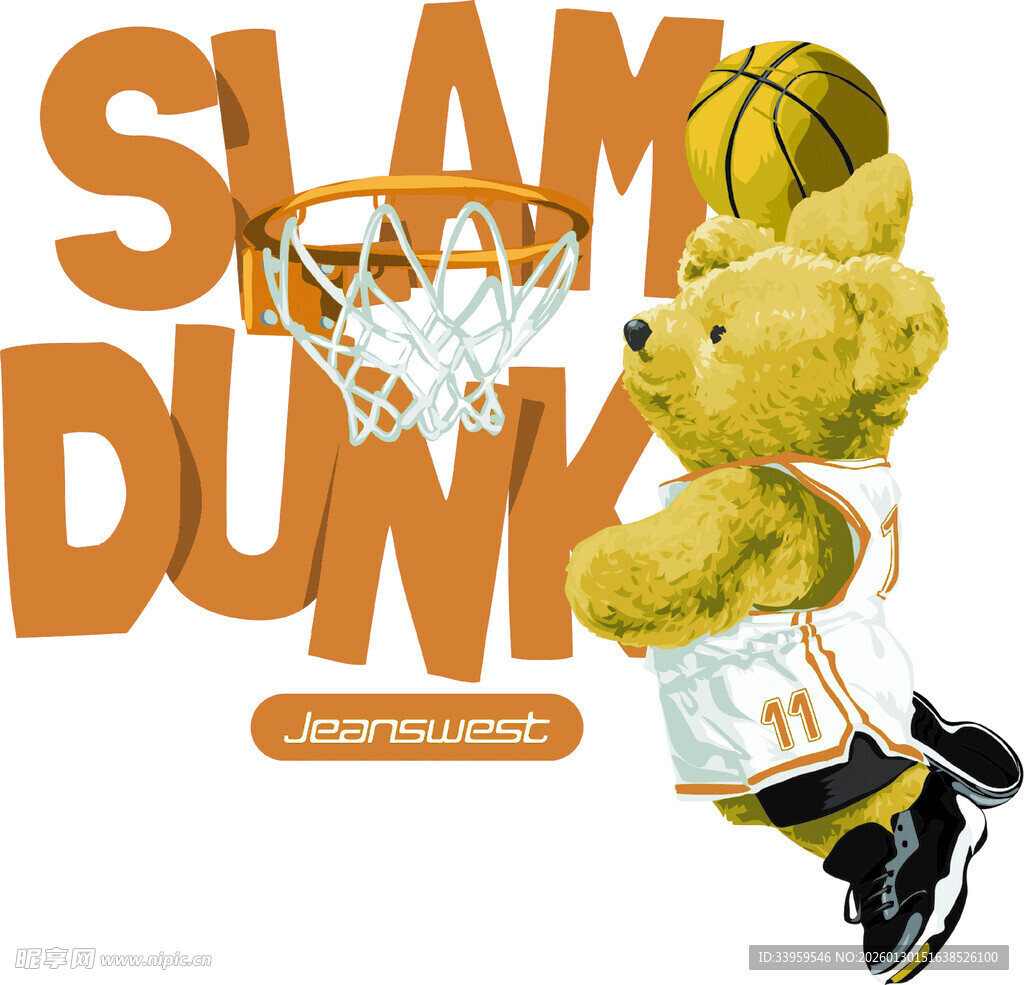 小熊版灌篮高手形象展示