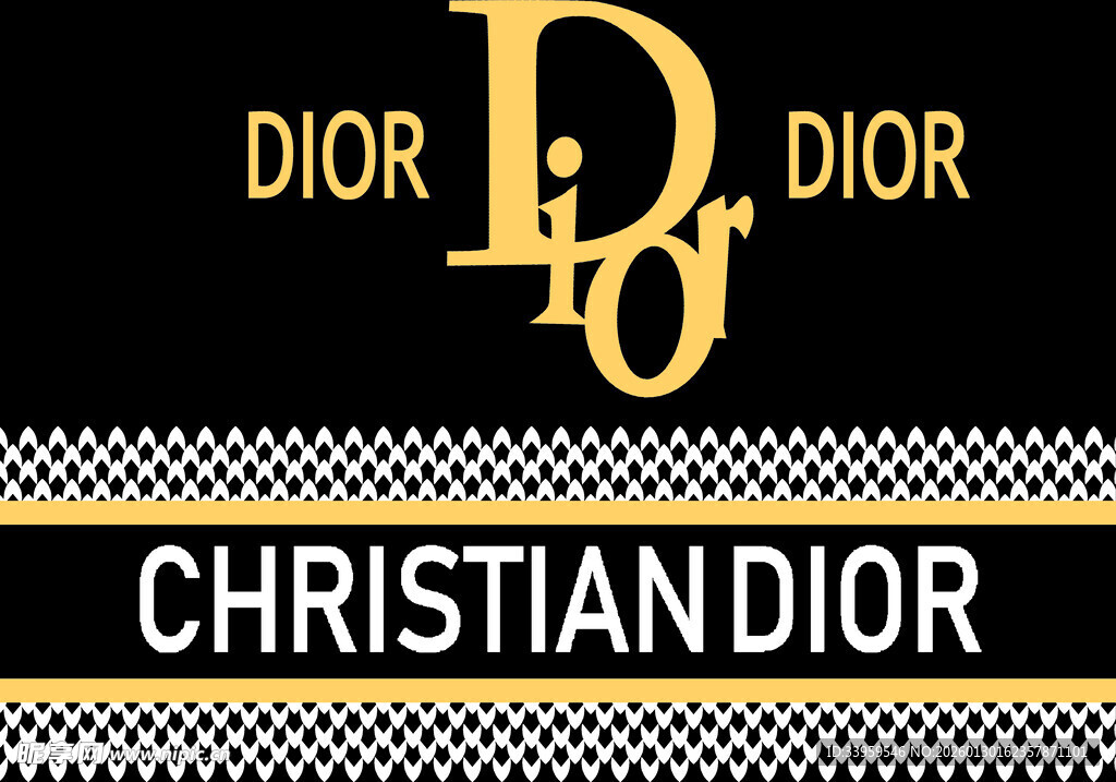 迪奥品牌标志展示