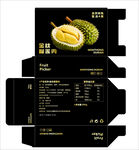 榴莲包装盒设计展示