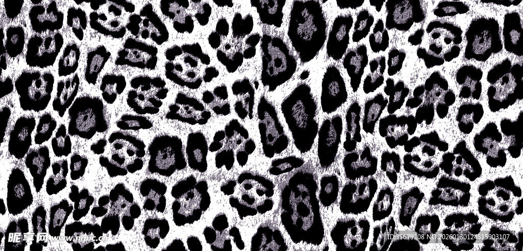 豹纹图案纹理背景