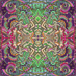 多彩民族风几何图案纹理