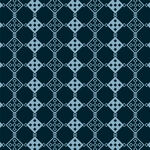 正方形几何花纹无缝图案