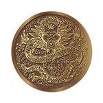 圆形龙纹精美金属物件