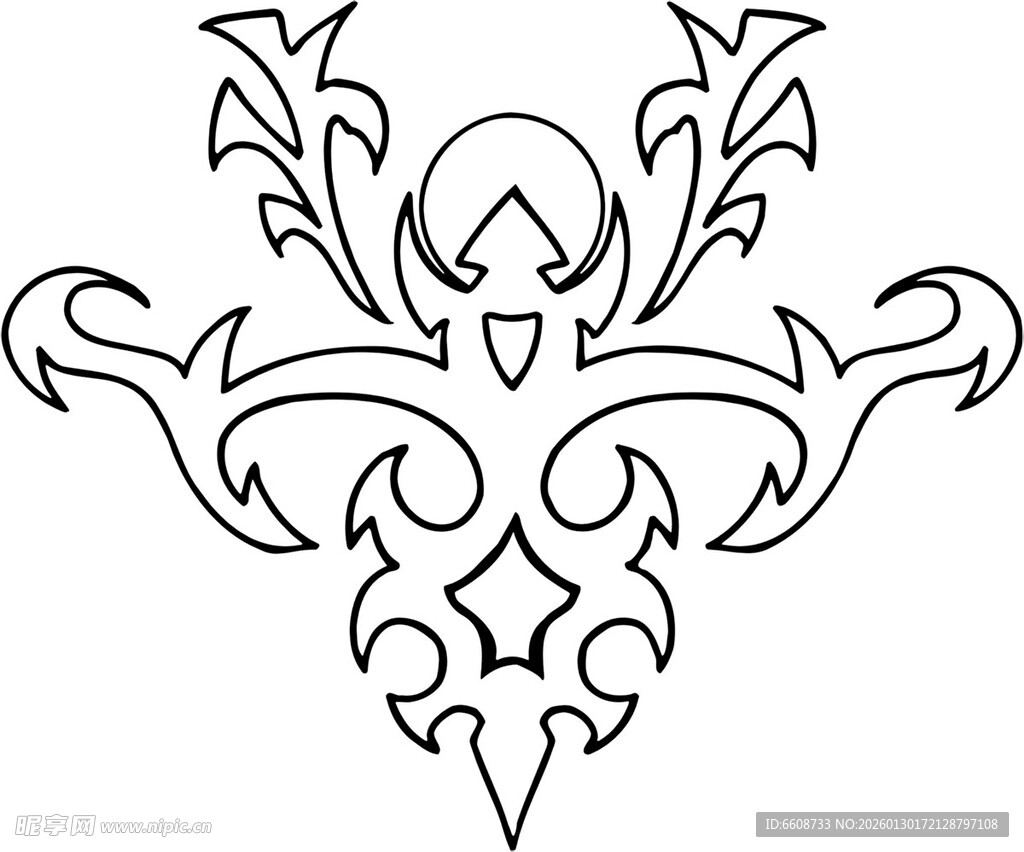 复古花纹图案设计元素