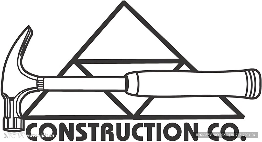 建筑公司工具标志