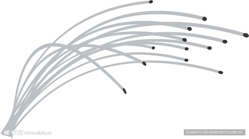 线条交织的动态抽象图形