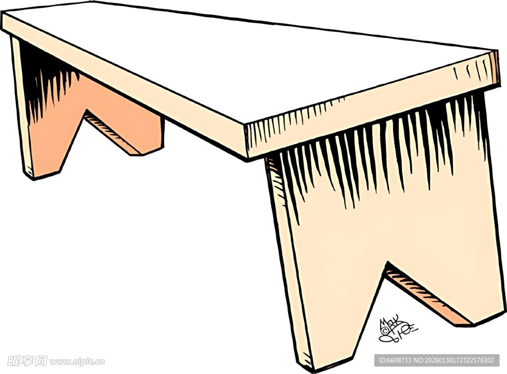 独特造型的三角小桌