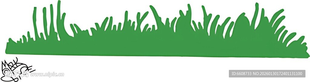 嫩绿草地背景图