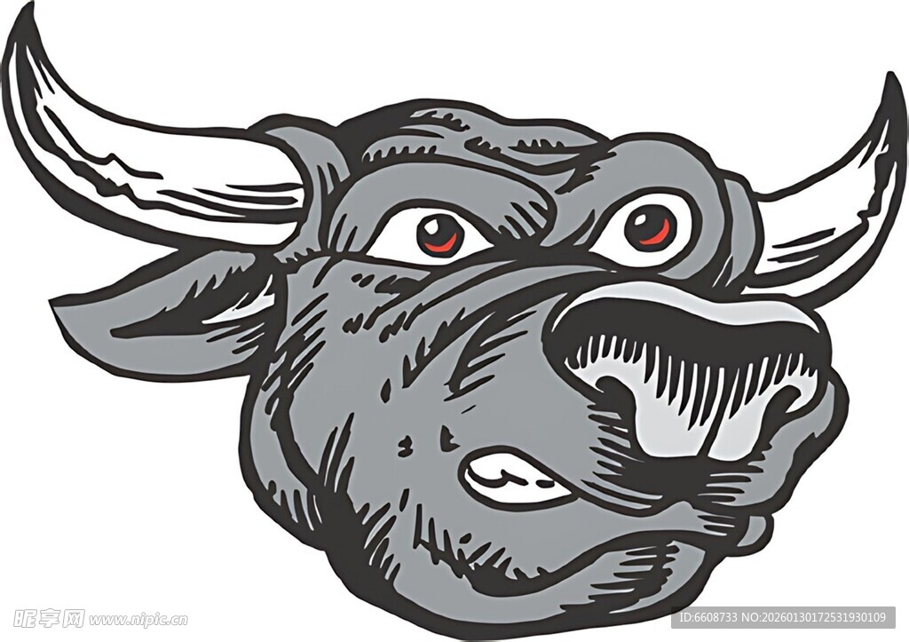 愤怒公牛头像